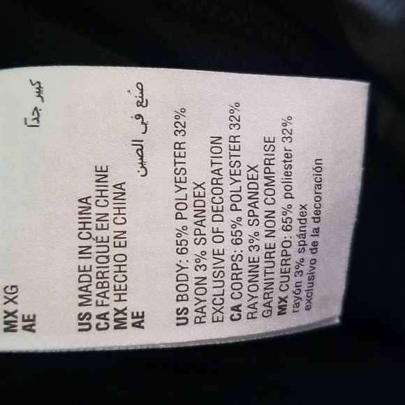 Style & Co. Black scoop neck rouched sleeve sweater/top size Xlarge EUC - Picture 5 of 5
